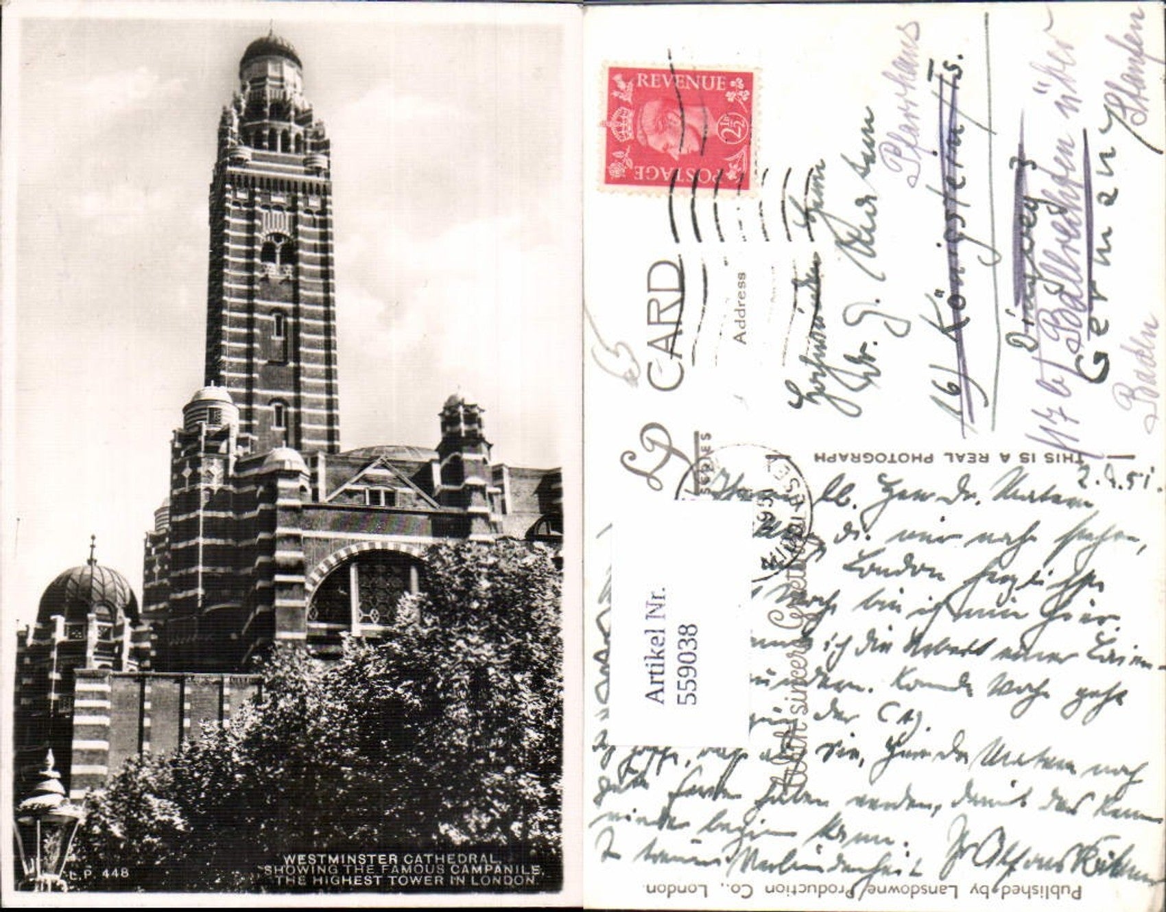 Alte Ansichtskarte – Old Postcard
