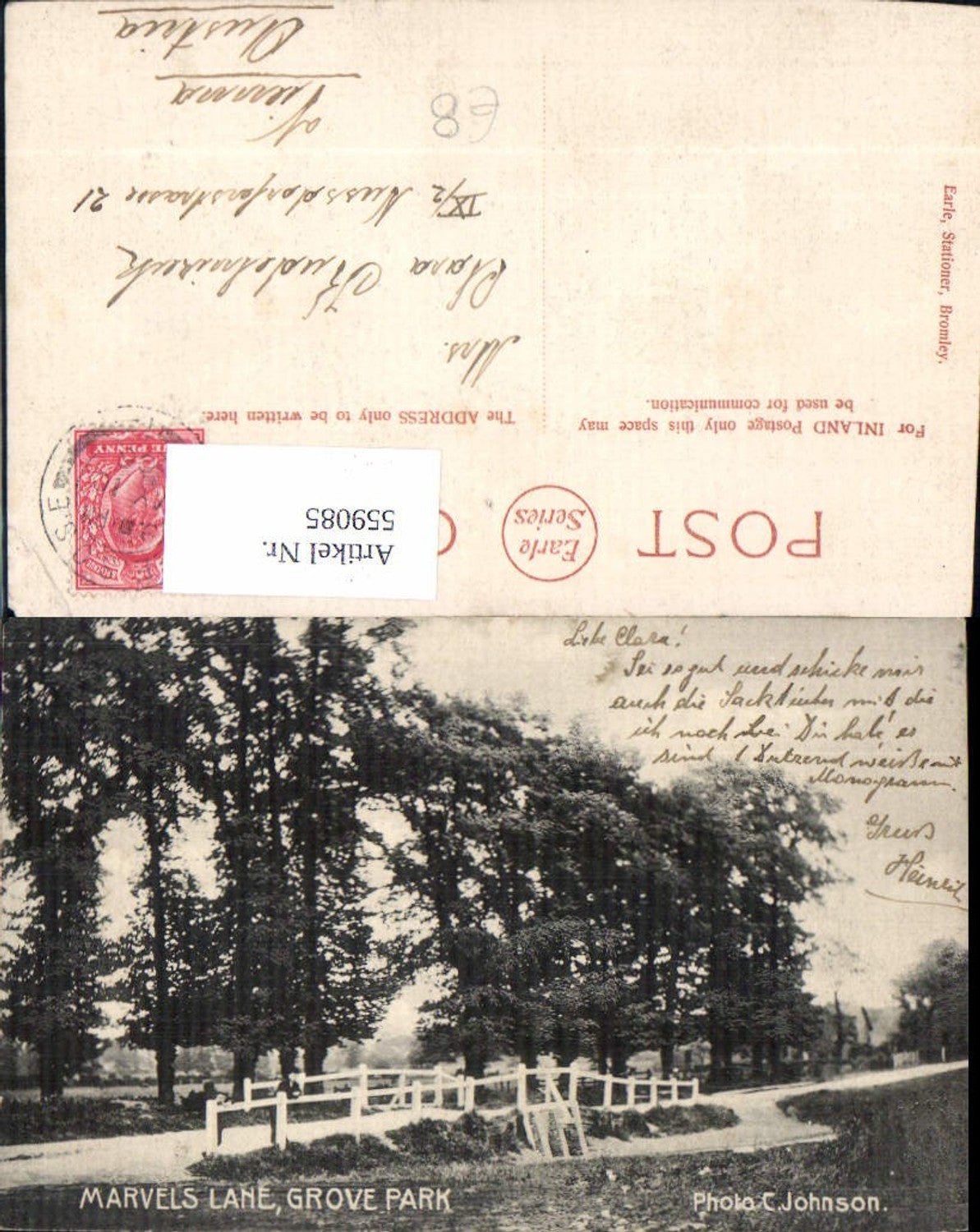Alte Ansichtskarte – Old Postcard