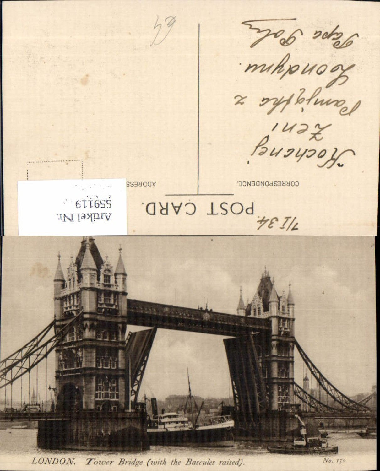 Alte Ansichtskarte – Old Postcard