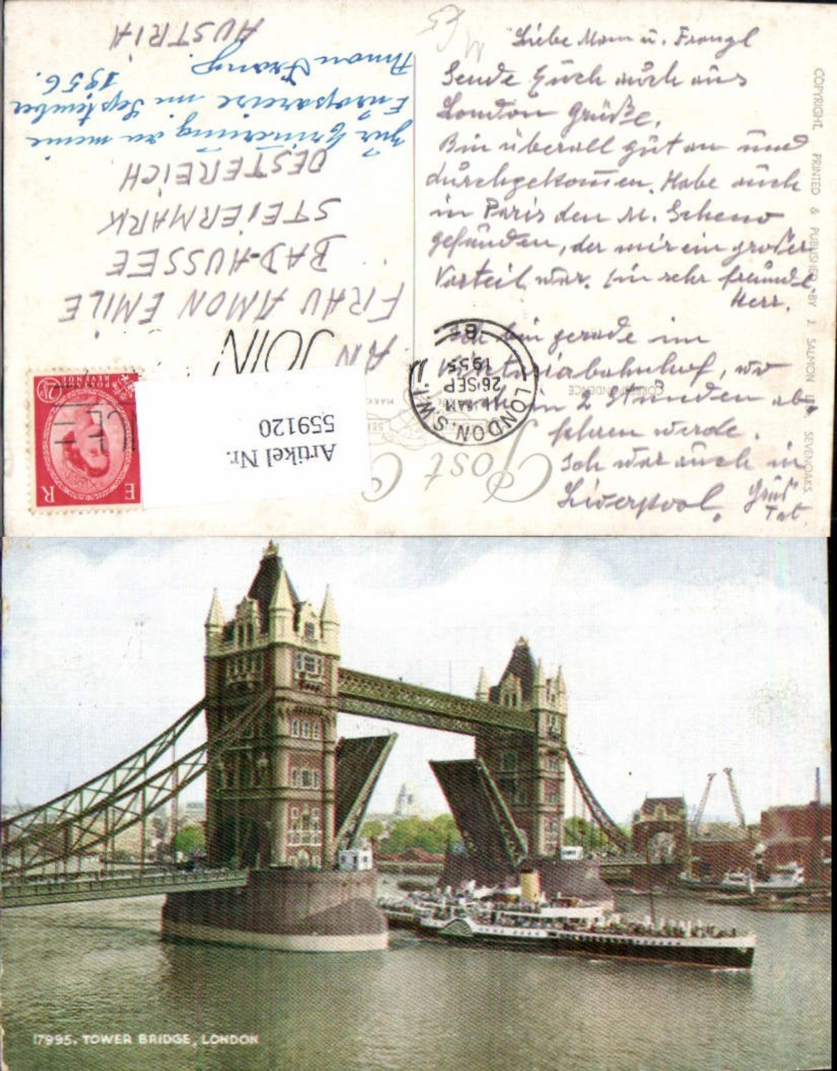 Alte Ansichtskarte – Old Postcard