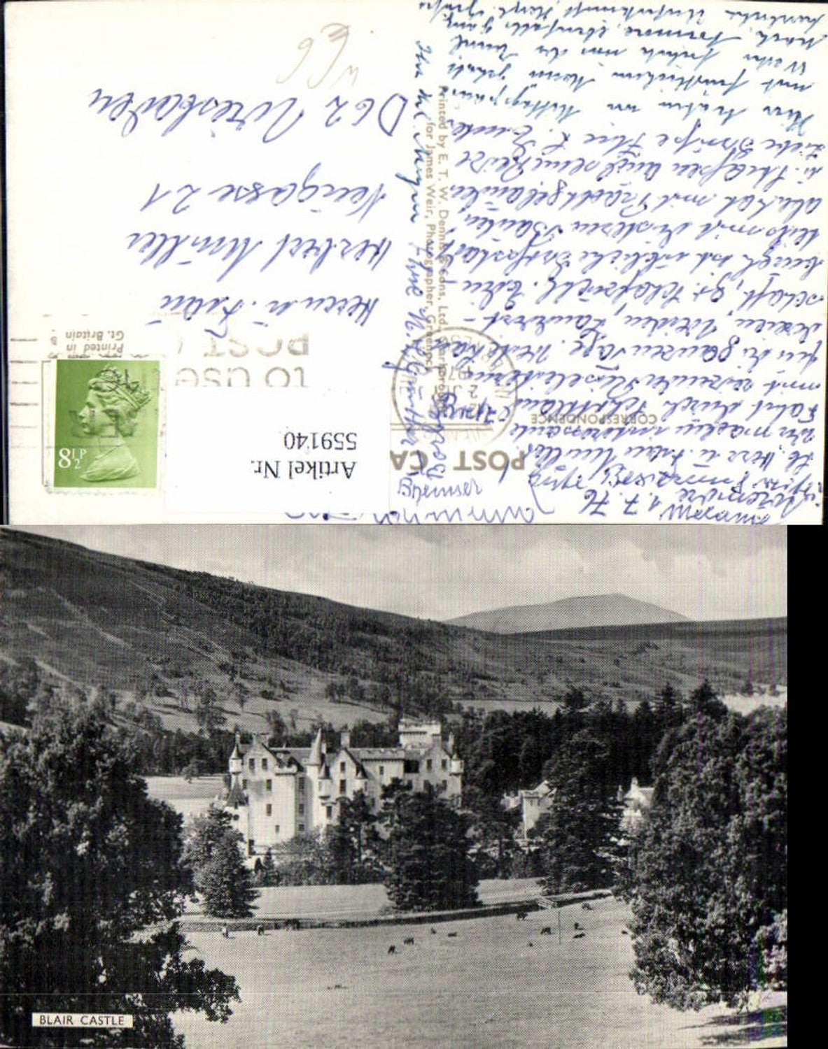 Alte Ansichtskarte – Old Postcard