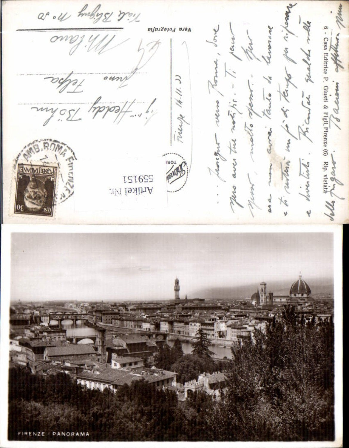 Alte Ansichtskarte – Old Postcard