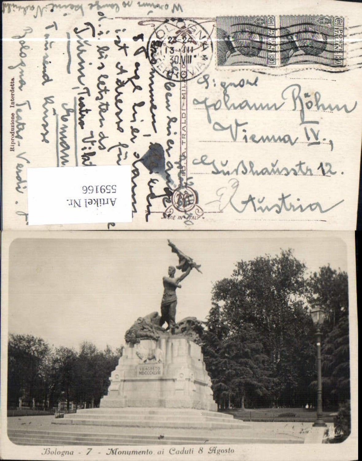 Alte Ansichtskarte – Old Postcard