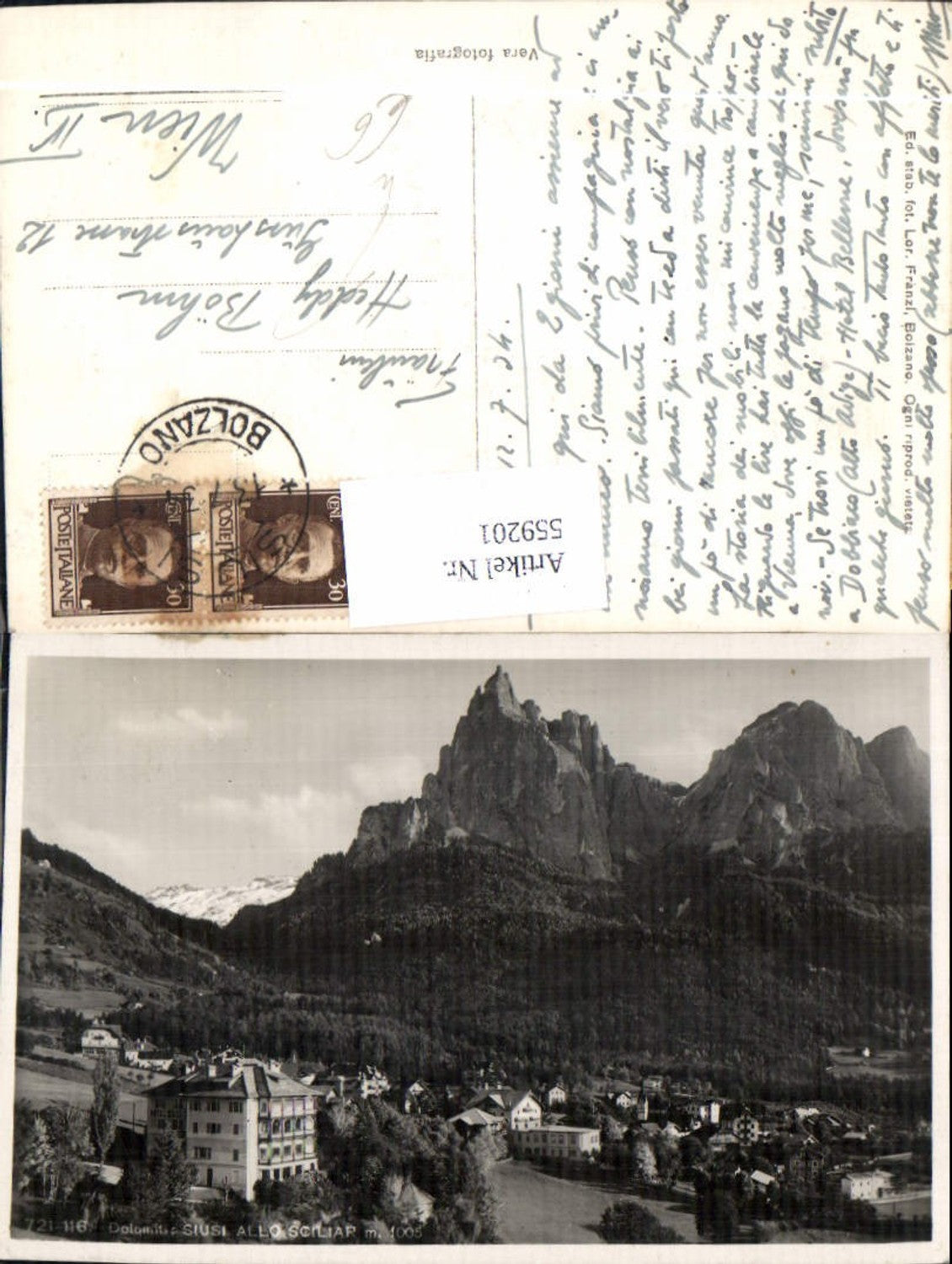 Alte Ansichtskarte – Old Postcard