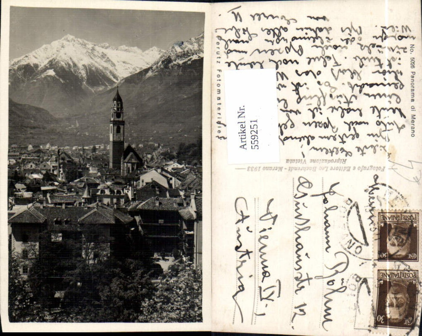 Alte Ansichtskarte – Old Postcard