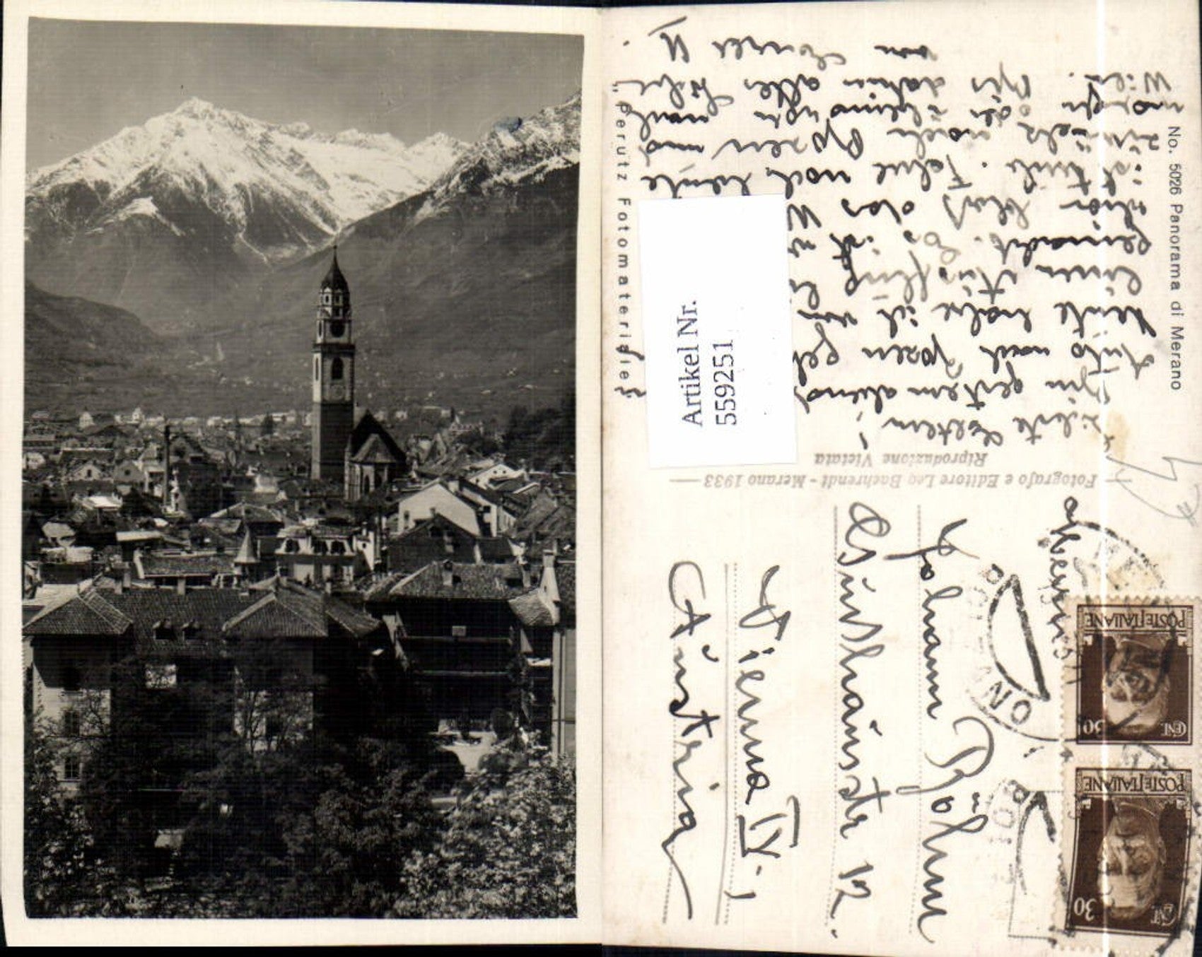 Alte Ansichtskarte – Old Postcard