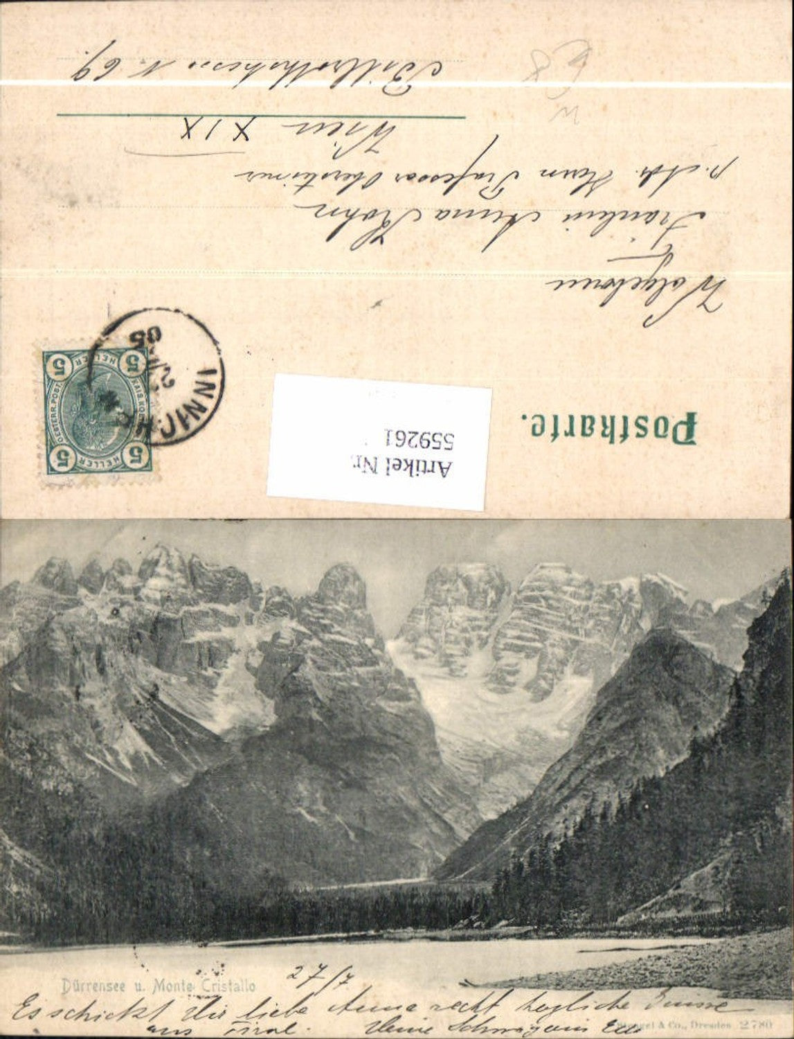 Alte Ansichtskarte – Old Postcard