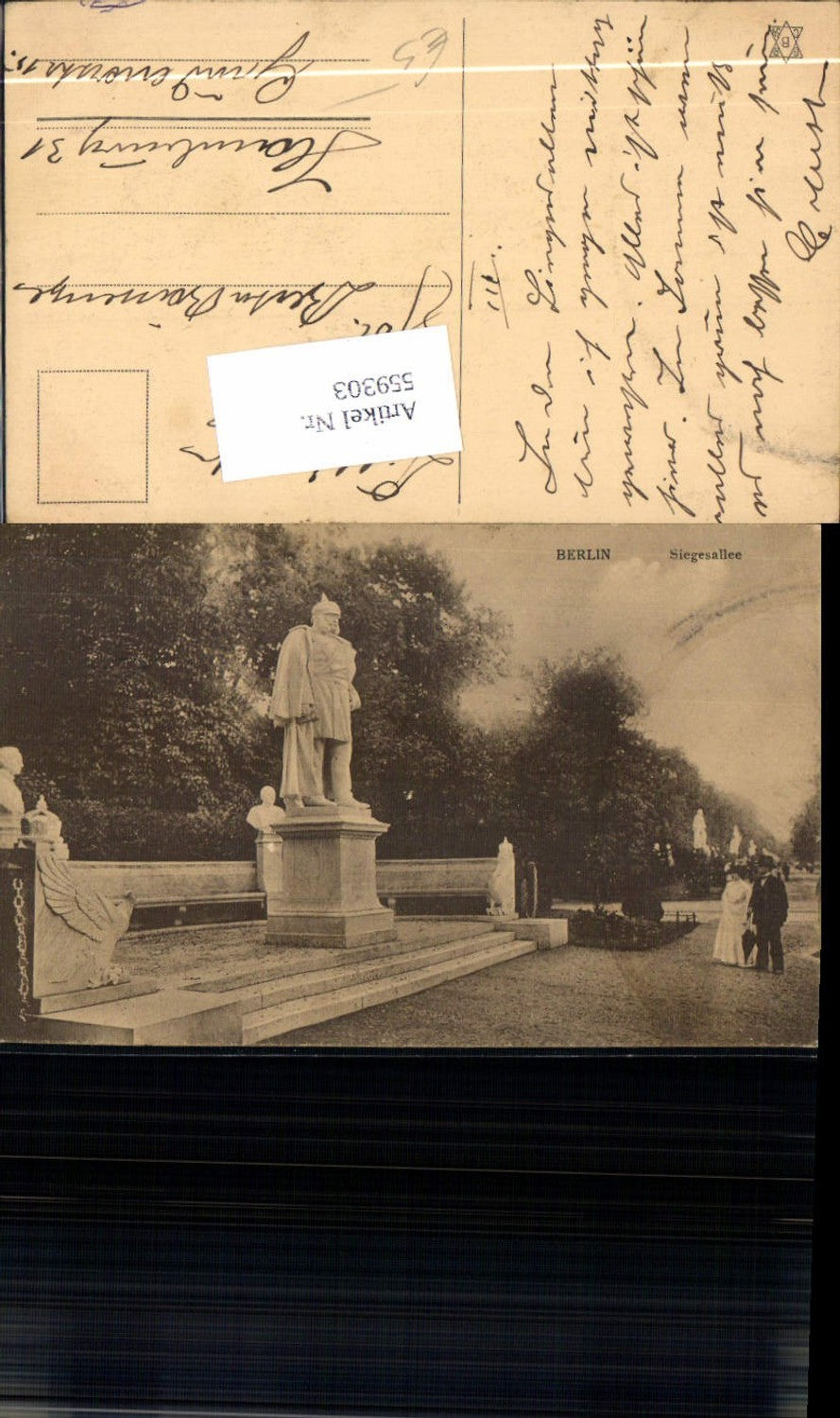 559303,Berlin Siegesallee Bismarck Denkmal Tierpark