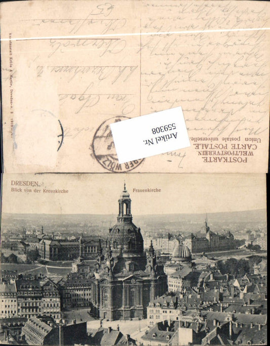 559308,Dresden Altstadt Kreuzkirche Frauenkirche