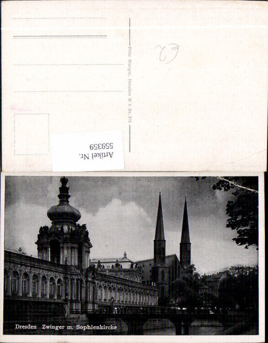 559359,Dresden Zwinger m. Sophienkirche