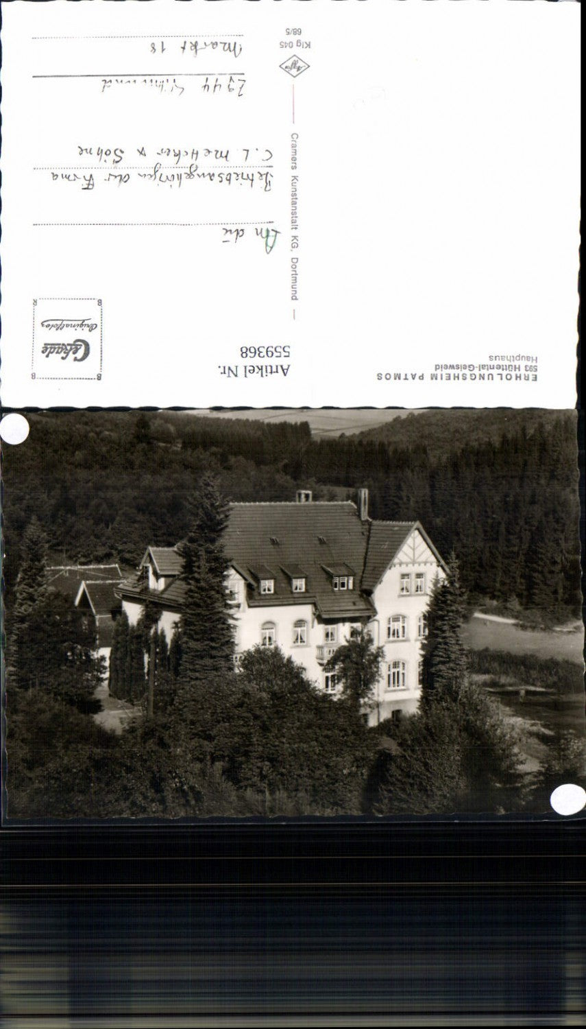 559368,Patmos Erholungsheim Hüttental-Geiswald Haupthaus Siegen