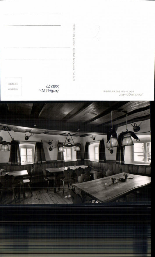 559377,Bad Reichenhall Padinger-Alm Gaststube Innen