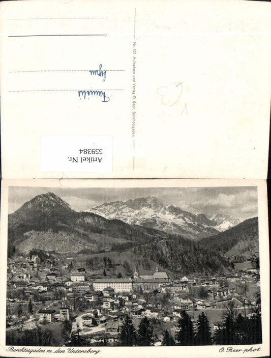 559384,Berchtesgaden m. d. Untersberg pub O. Beer 101