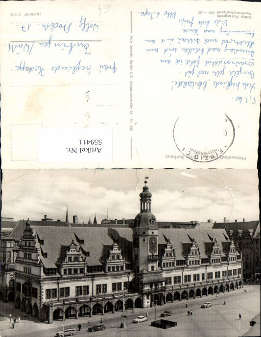 559411,Foto Ak Leipzig Altes Rathaus