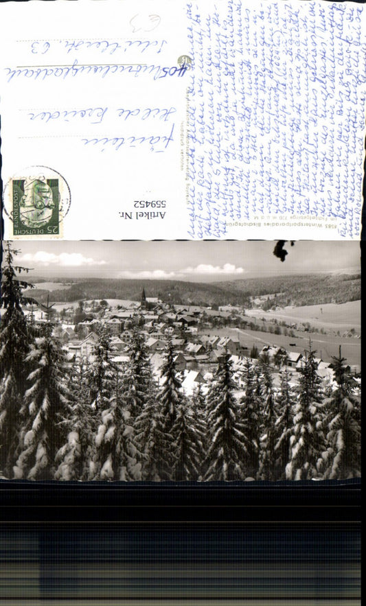 559452,Bischofsgrün Fichtelgebirge Winteransicht