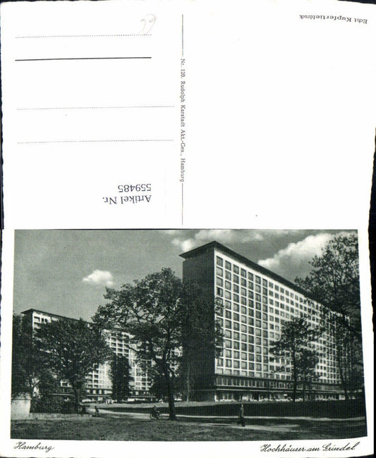 559485,Hamburg Hochhäuser a. Grindel