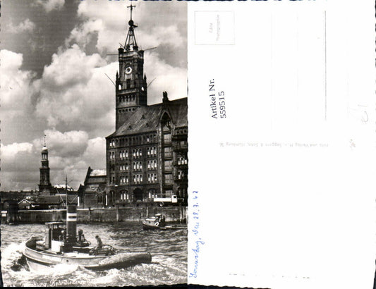 559515,Foto Ak Hamburg Kehrwiederpartie Schiff