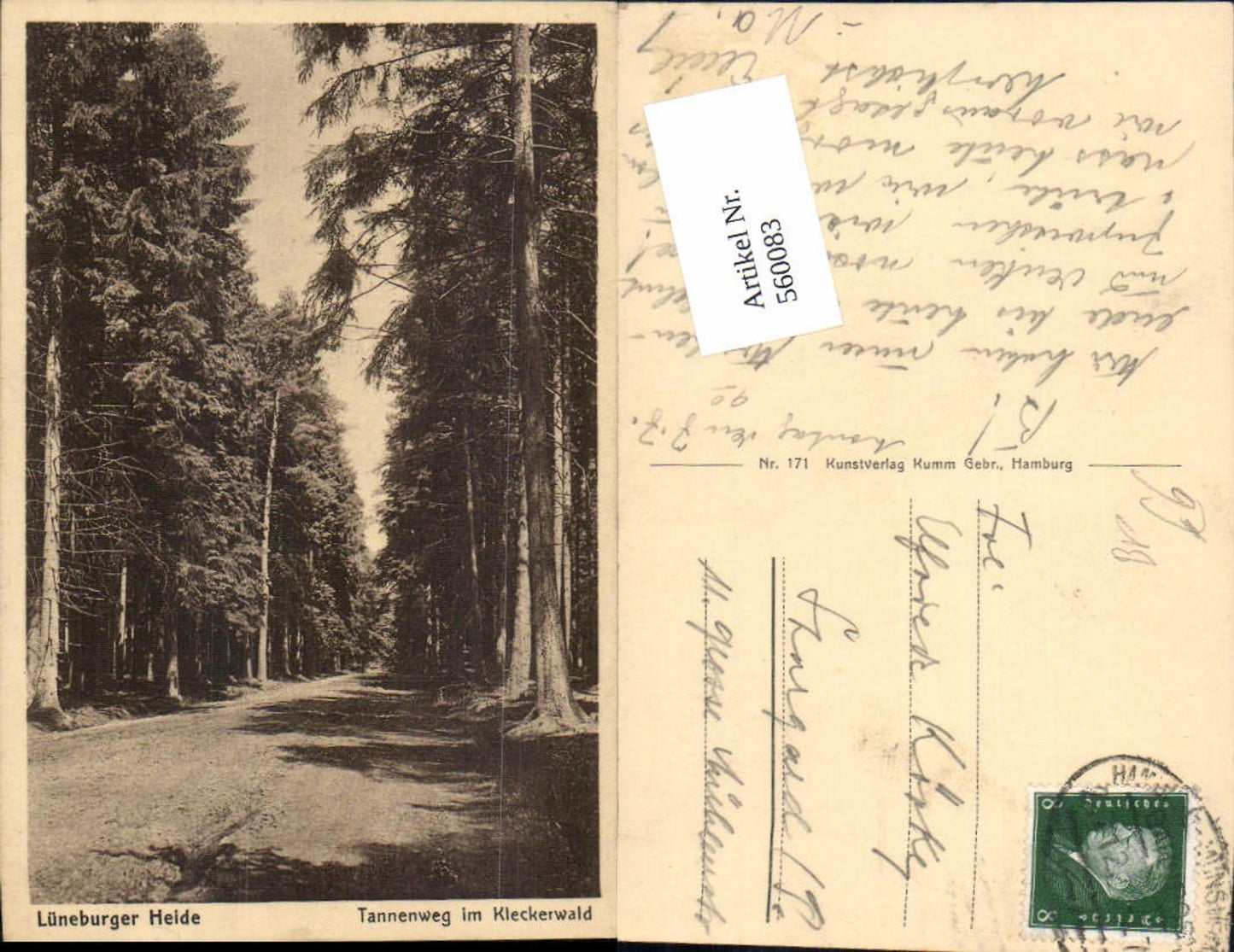 560083,Lüneburger Heide Lüneburg Tannenweg im Kleckerwald