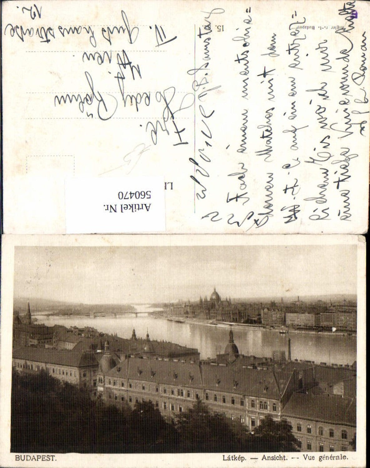 Alte Ansichtskarte – Old Postcard