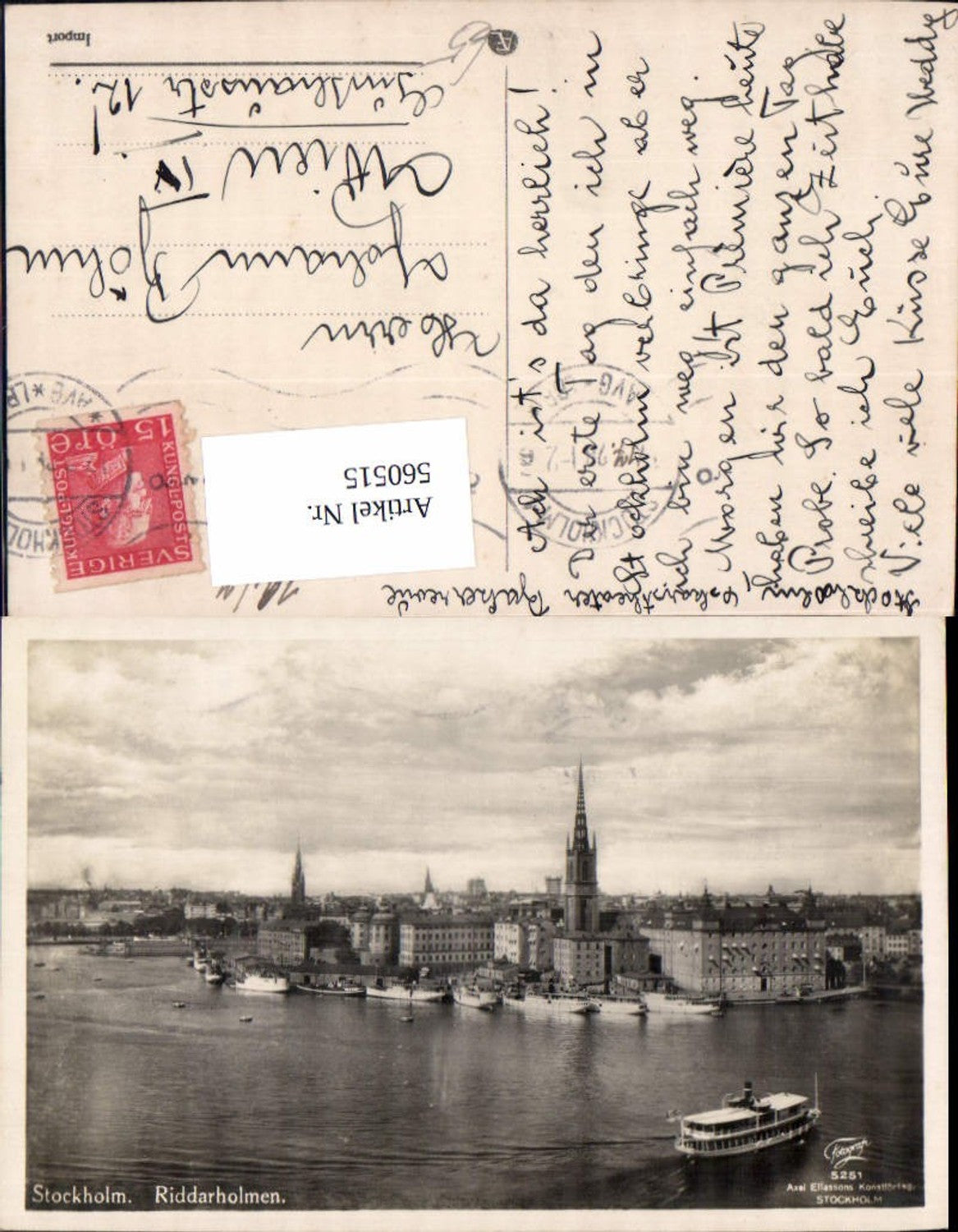 Alte Ansichtskarte – Old Postcard