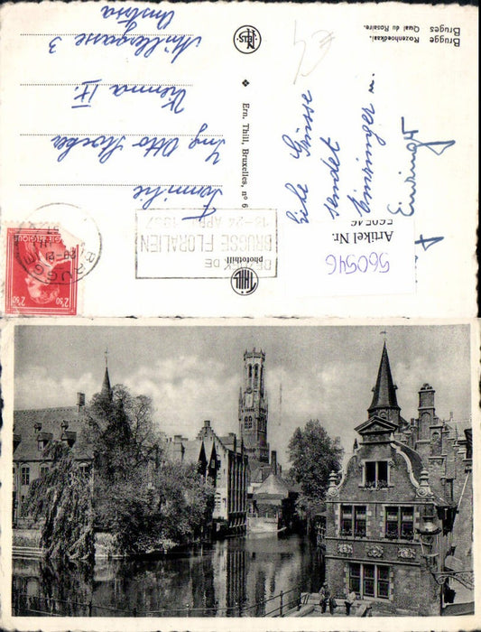 560546,Belgium Brugge Bruges Bruges Rozenhoedkaai Quai du Rosaire