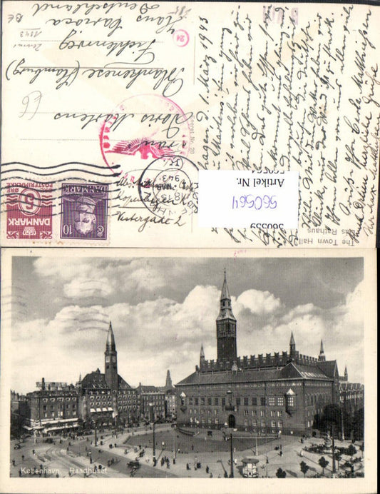 560564,Denmark Kobenhavn Kopenhagen Raadhuset Rathaus