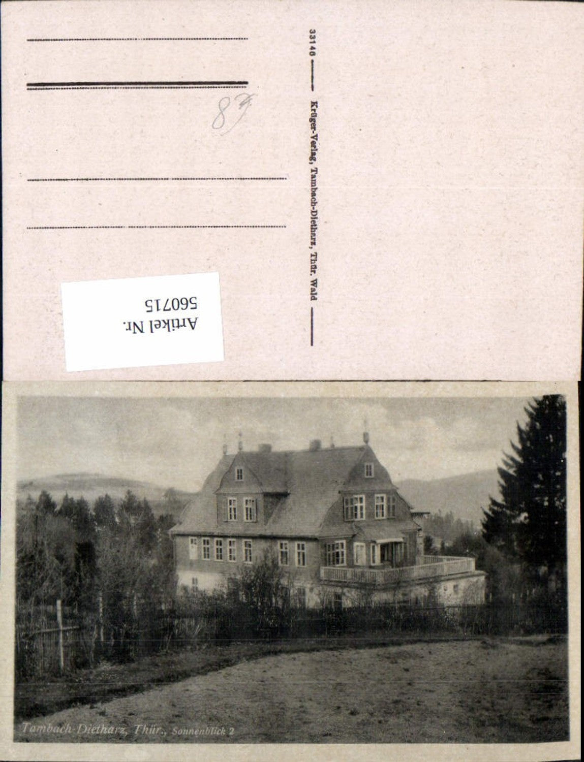 560715,Tambach-Dietharz Ansicht Gebäude Sonnenblick 2