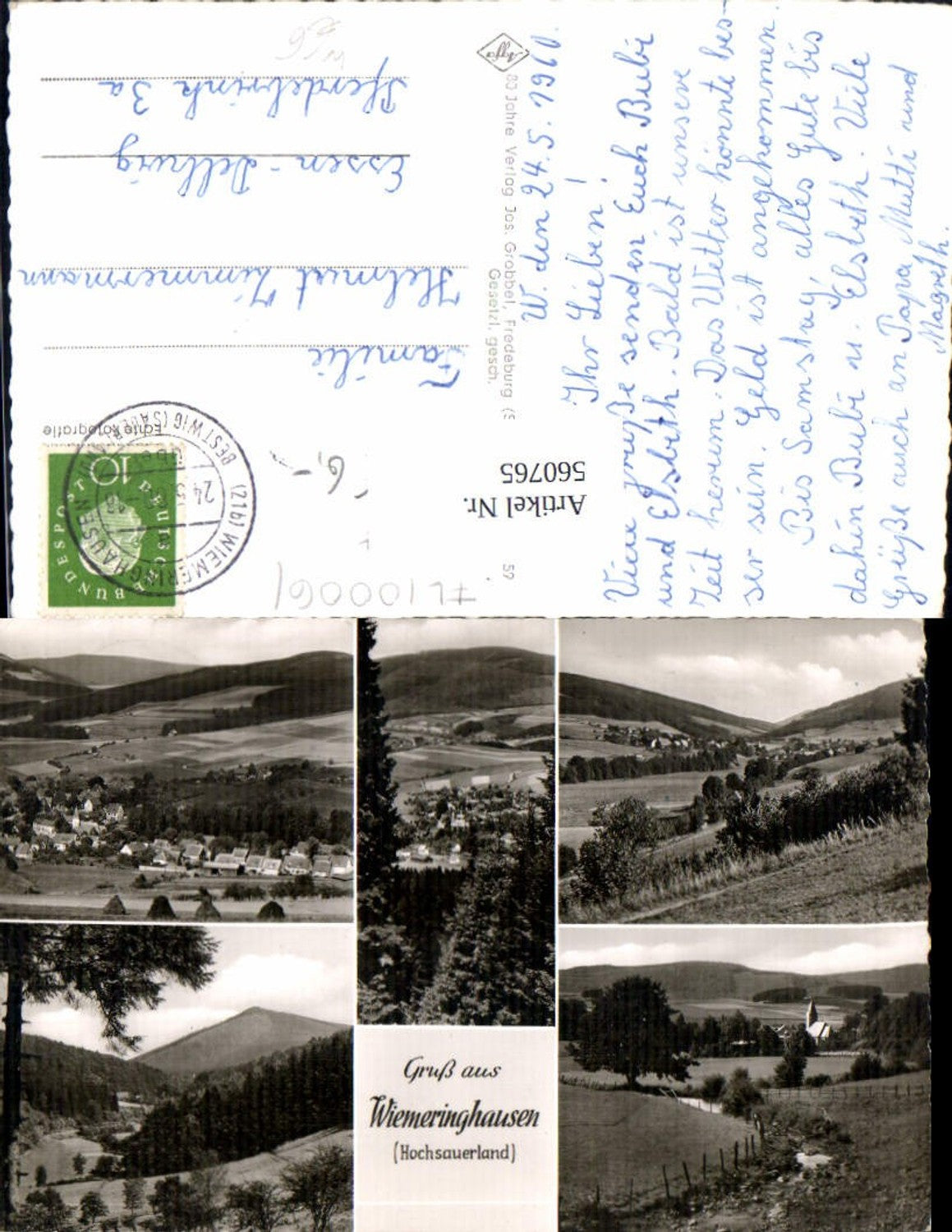 560765,Mehrbild Ak Wiemeringhausen Hochsauerland Olsberg