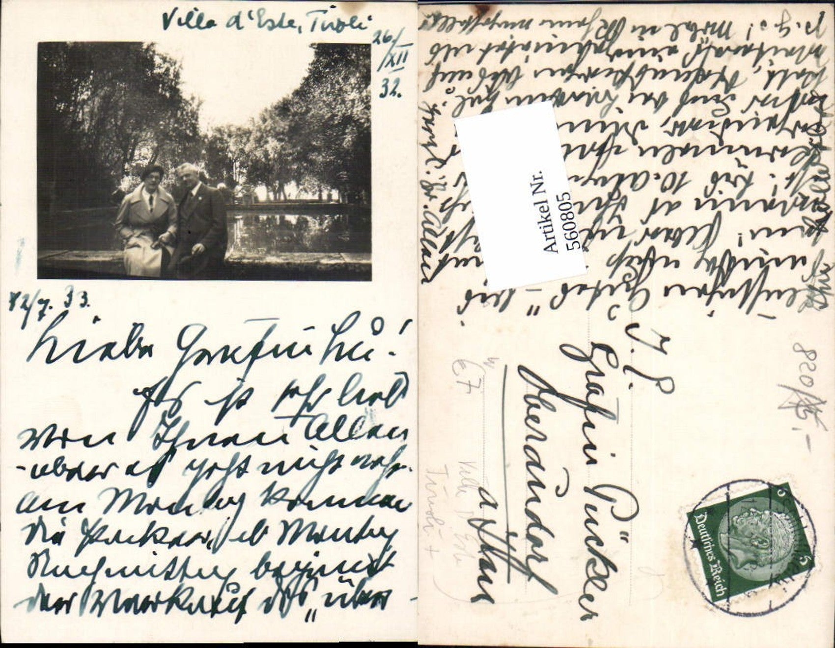 Alte Ansichtskarte – Old Postcard