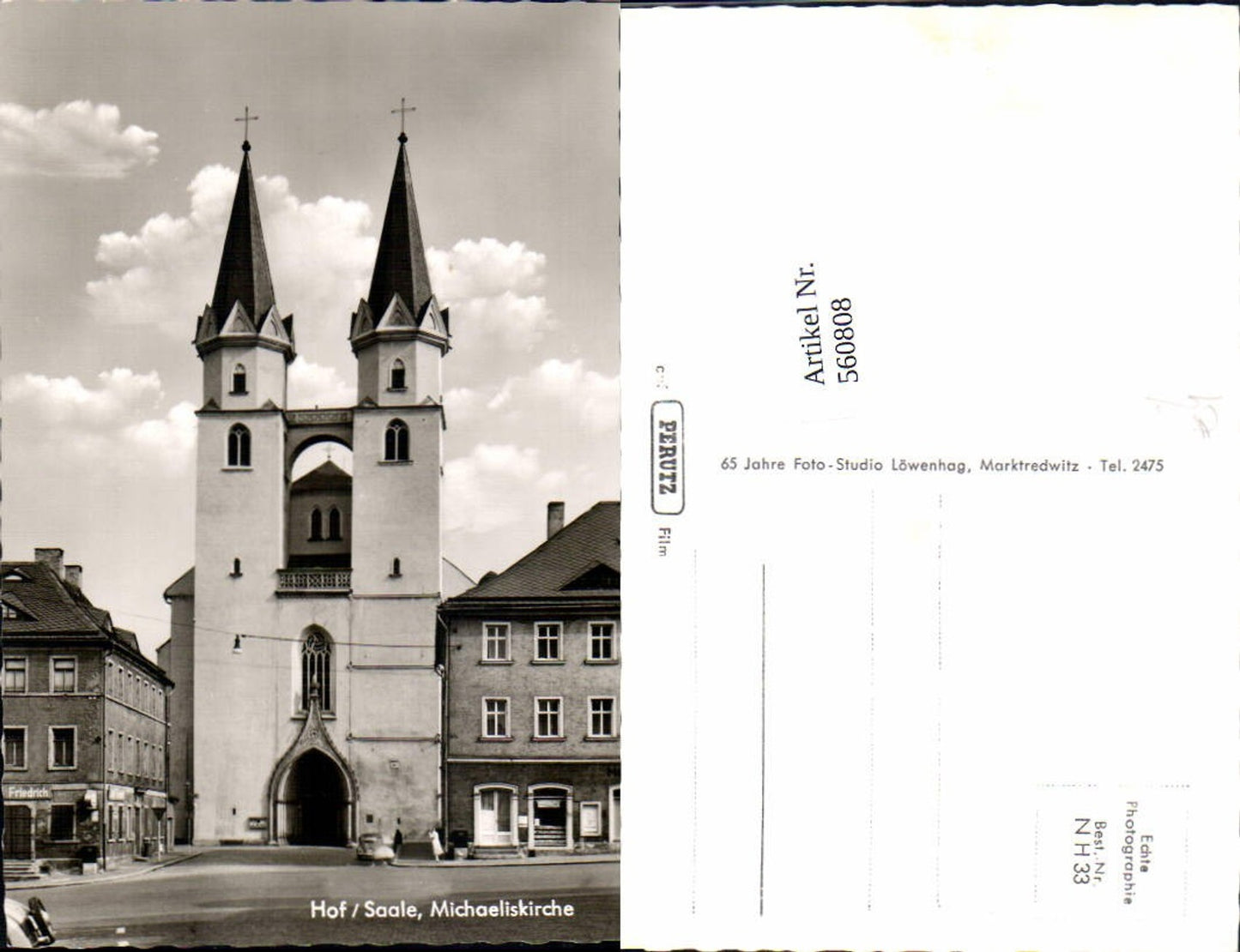 560808,Hof an der Saale Michaeliskirche Kirche