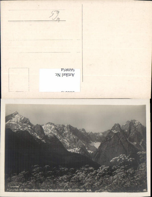 560854,Zugspitze Alpspitze v. Garmischhaus Garmisch-Partenkirchen