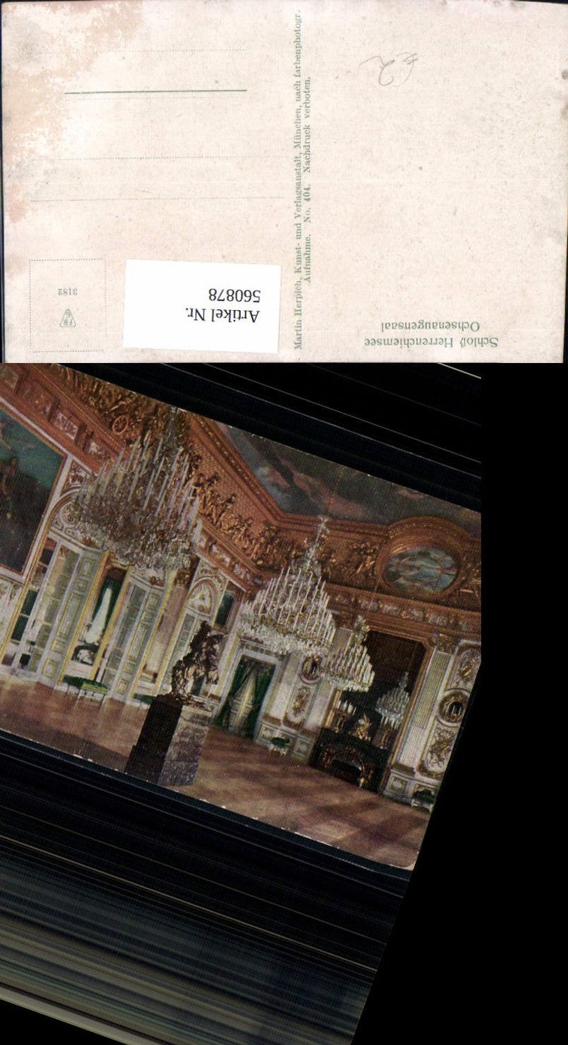 560878,Schloss Herrenchiemsee Ochsenaugensaal Chiemsee Herreninsel