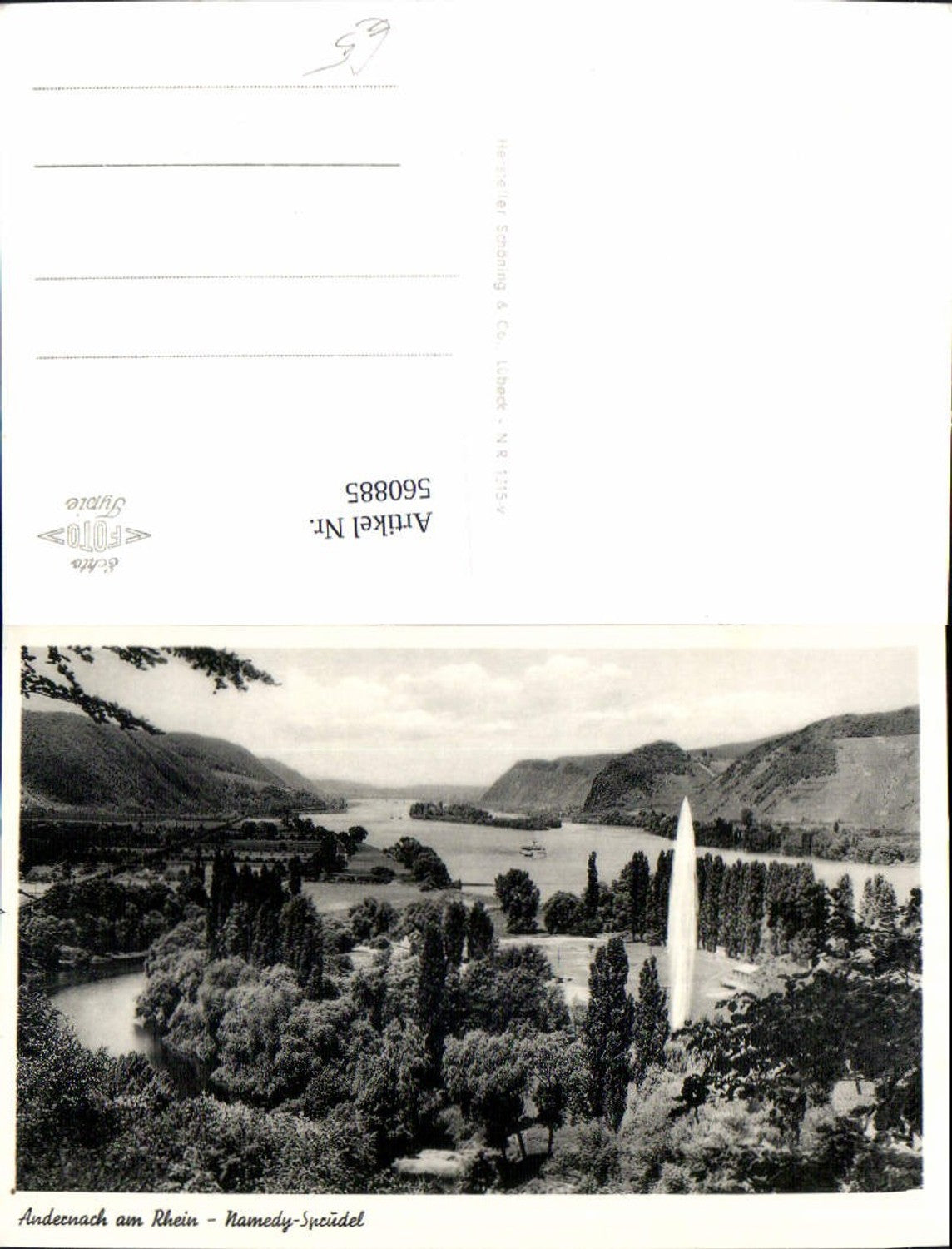 560885,Foto Ak Andernach a. Rhein Namedy-Sprudel