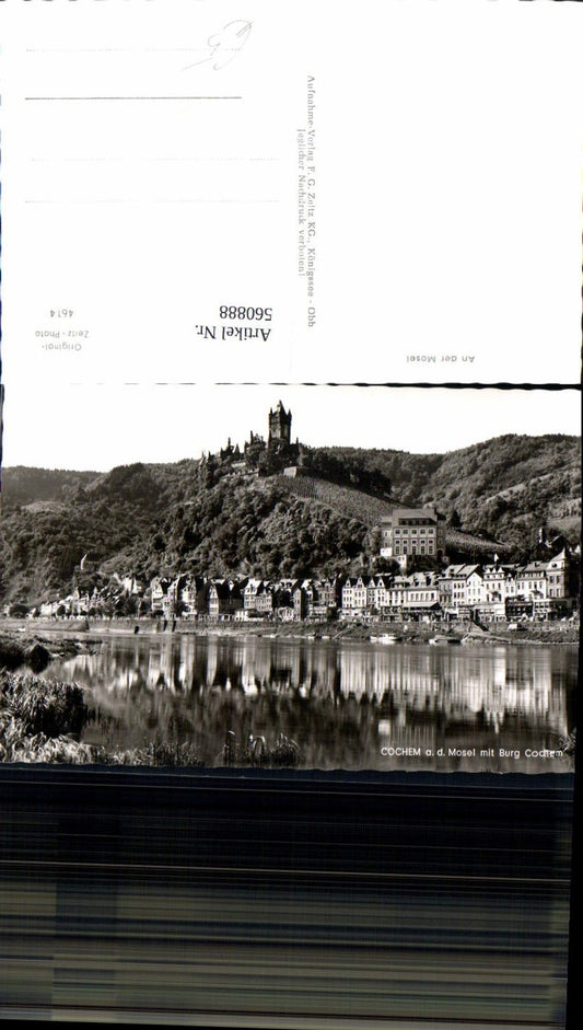 560888,Foto Ak Cochem a. d. Mosel m. Burg Cochem