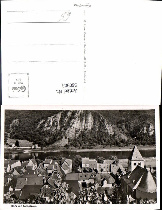 560903,Foto Ak Blick a. Moselkern