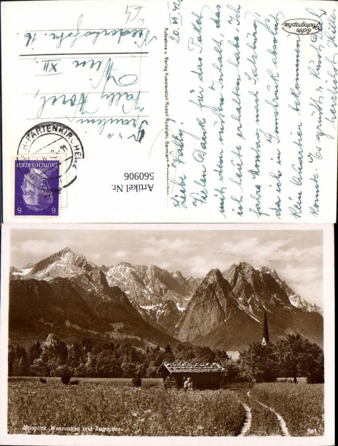 560906,Alpspitze Waxenstein u. Zugspitze b. Garmisch-Partenkirchen