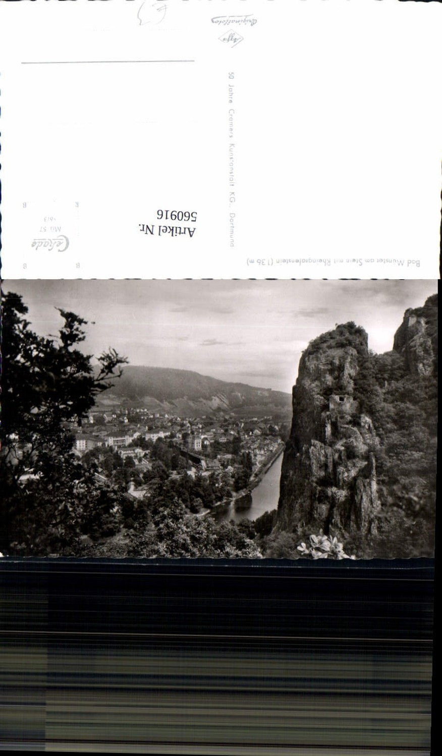 560916,Foto Ak Bad Münster a. Stein-Ebernburg Bad Kreuznach m. Rheingrafenstein