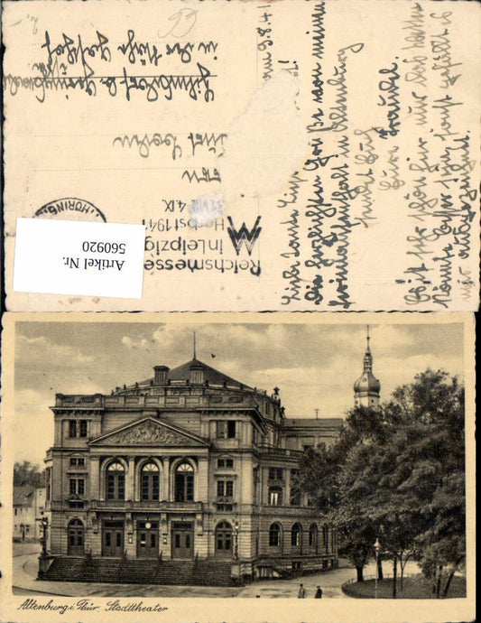 560920,Altenburg i. Thüringen Stadttheater Theater