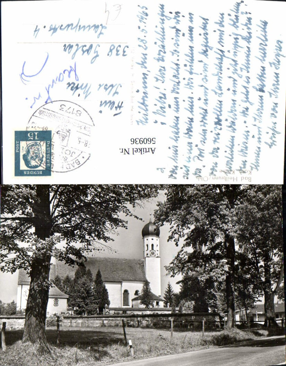 560936,Bad Heilbrunn Ansicht Katholische Kirche