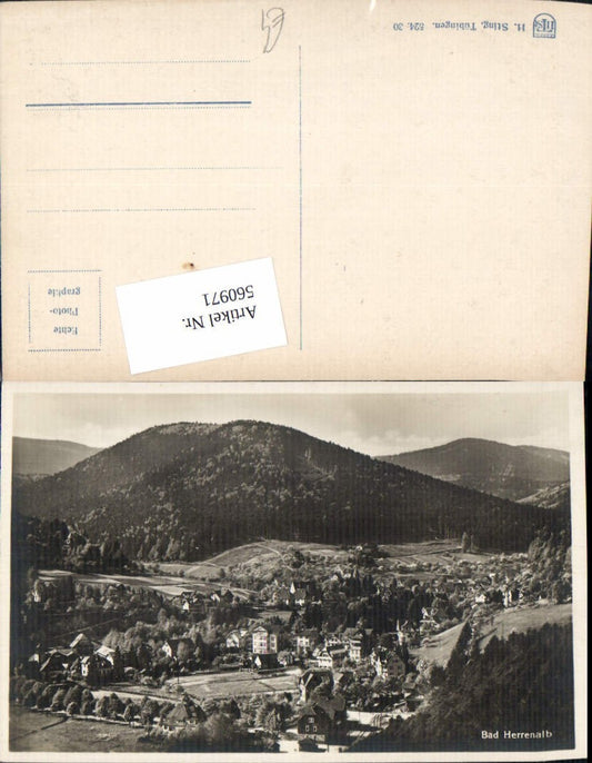 560971, Photo Ak Bad Herrenalb Totale