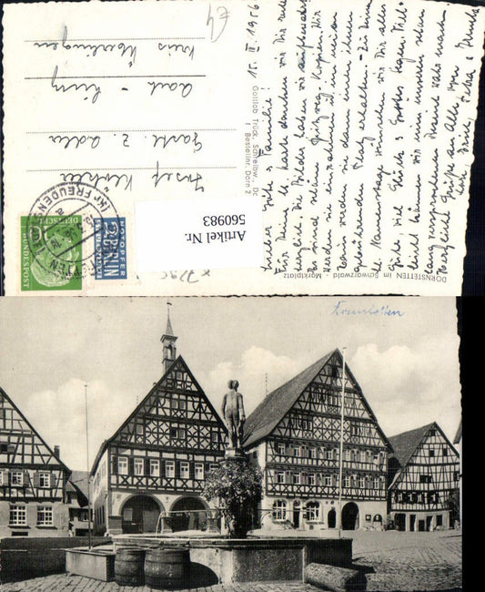 560983, Dornstetten i. Schwarzwald, Market Square