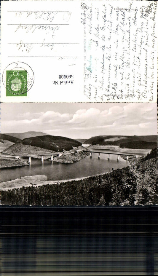 560988,Foto Ak Okertalsperre i. Harz Talsperre Clausthal-Zellerfeld Altenau-Schulenberg