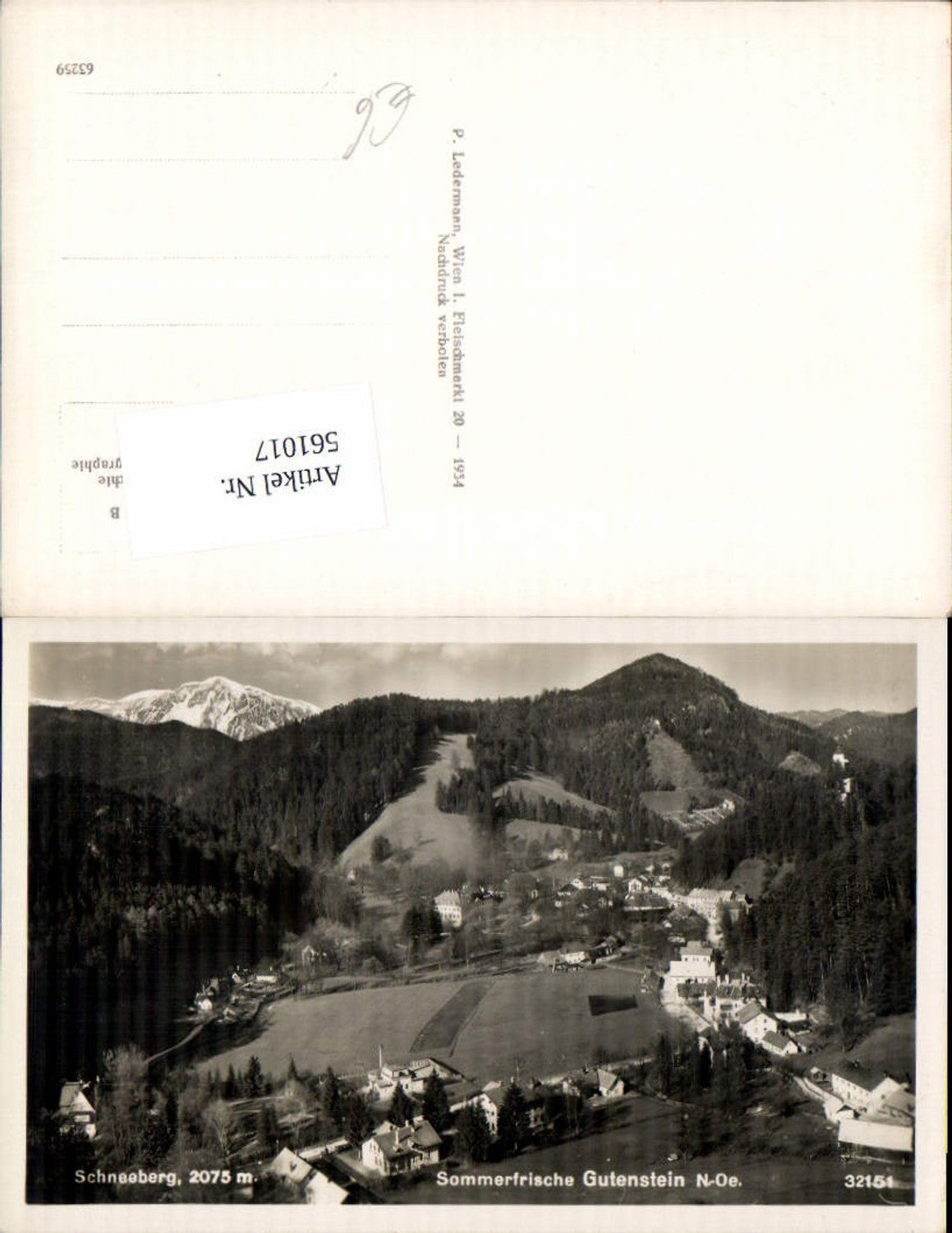 561017,Schneeberg Gutenstein Totale