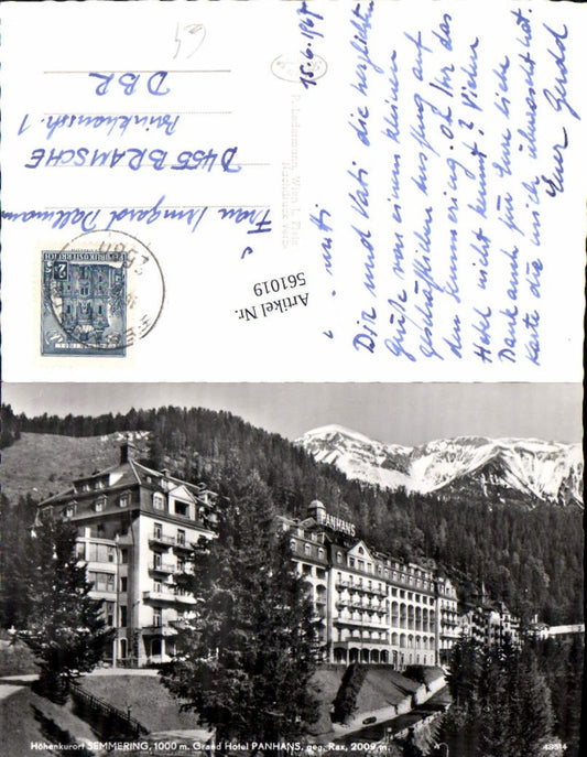 561019,Semmering Grand Hotel Panhans a.d. Rax