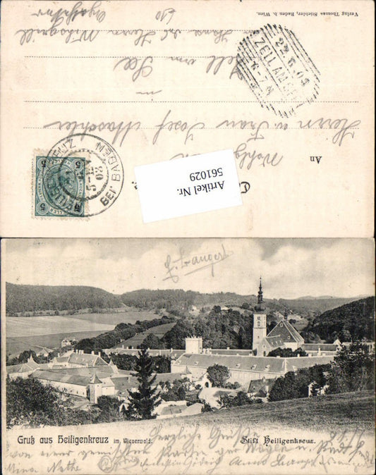 561029,Gruss aus Heiligenkreuz im Wienerwald