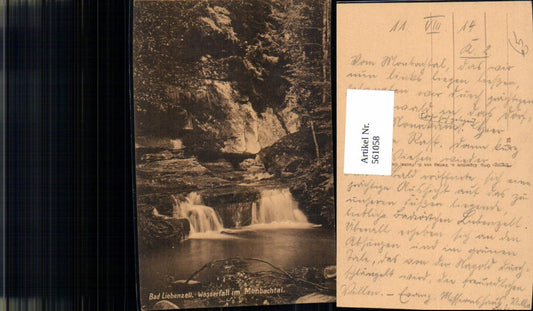 561058, Bad Liebenzell Waterfall in the Monbach Valley