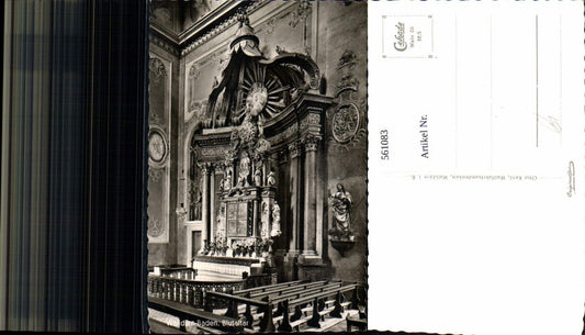561083, Photo Ak Walldürn Walldürn-Baden Blood Altar Church Interior view