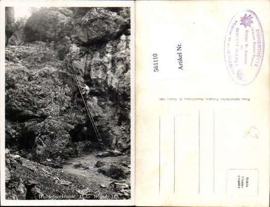561110,Waldeggerklause Hohe Wand Stollhof Leiter