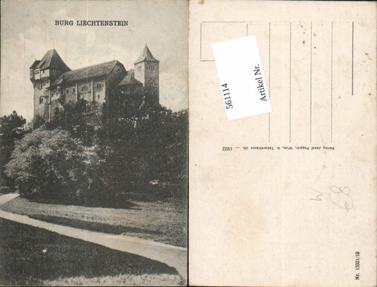 561114,Burg Liechtenstein bei Mödling