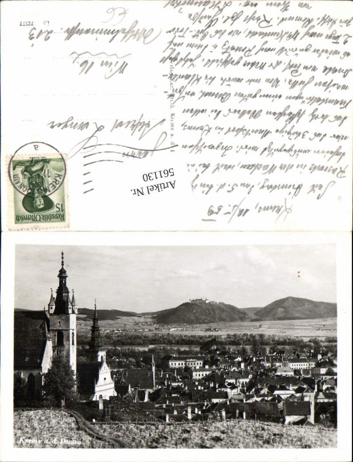 561130,Krems an der Donau Teilansicht